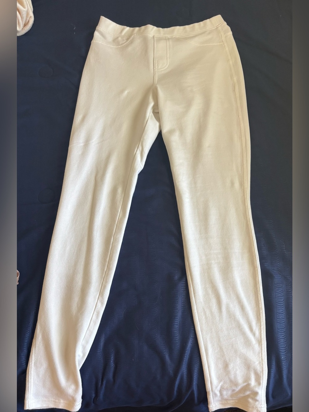 Women’s Cream Straight-Leg Jeans